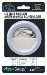 Awe-Snap!™ by GetPower® LED Selfie Ring Light