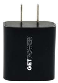 Get Power Power Delivery Dual USB AC Wall Adapter 30pc Display Bowl